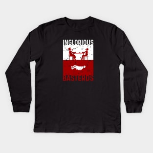 Inglorious minimal design (textured) Kids Long Sleeve T-Shirt